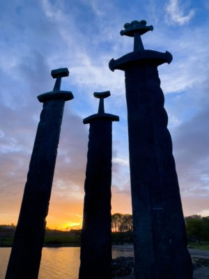 Swords in Rock by Hafrsfjord