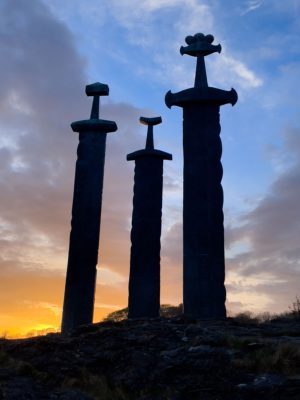 Swords in Rock by Hafrsfjord