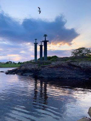 Swords in Rock by Hafrsfjord