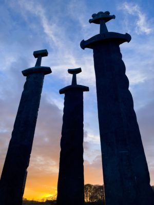 Swords in Rock by Hafrsfjord