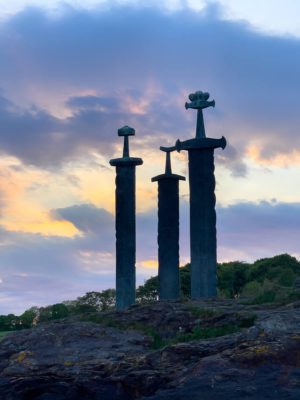 Swords in Rock by Hafrsfjord