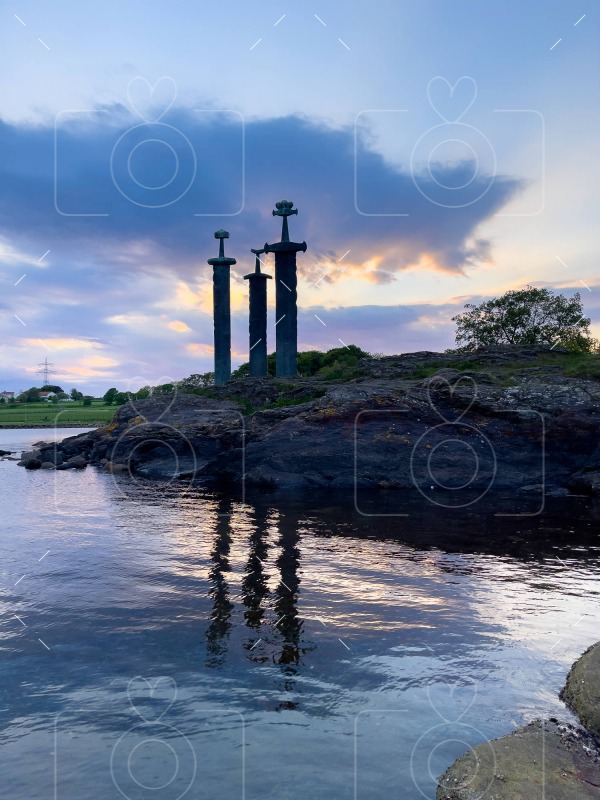 Swords in Rock by Hafrsfjord
