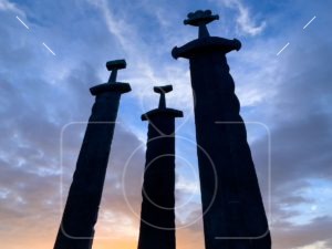 Swords in Rock by Hafrsfjord